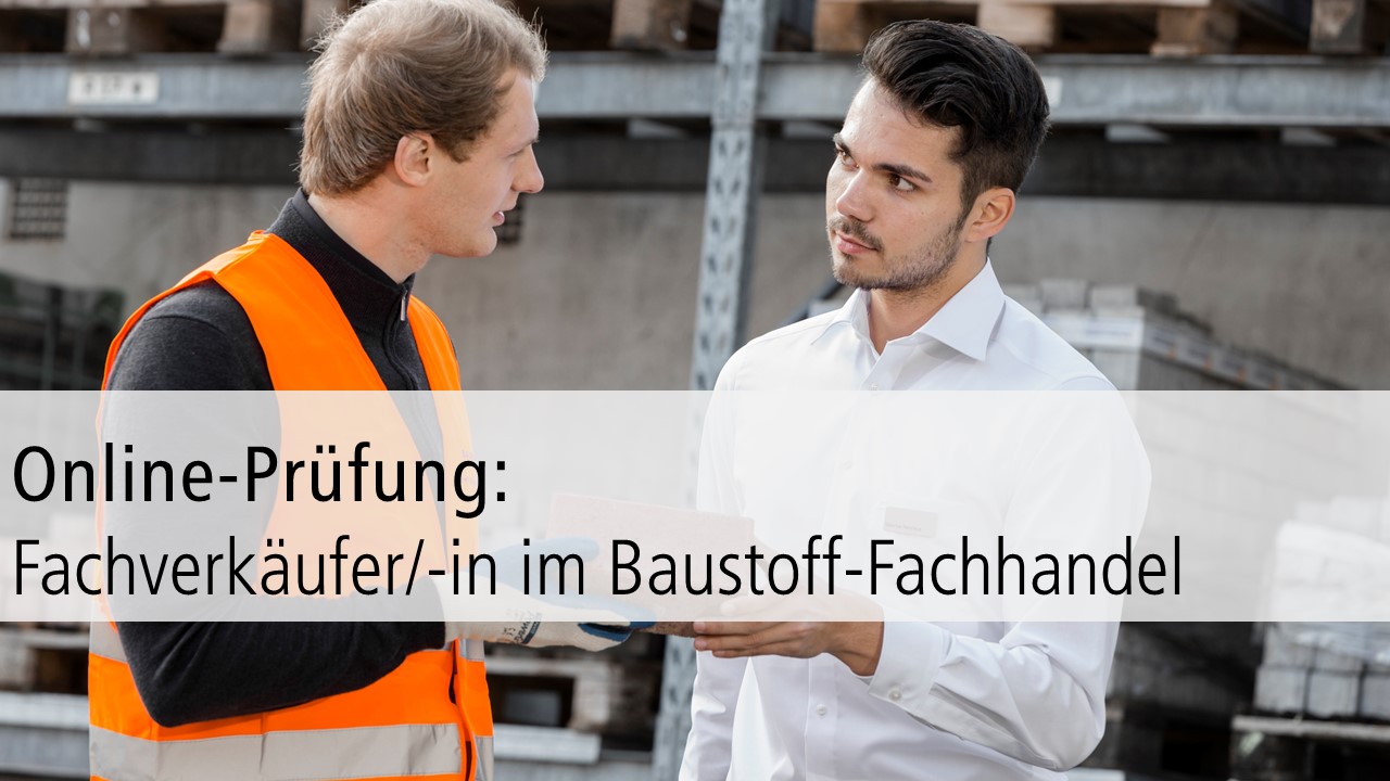 Course Image Online-Prüfung "Fachverkäufer/-in im Baustoff-Fachhandel" des BDB - Herbst 2023