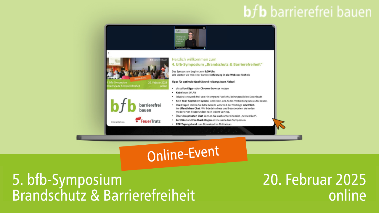 Course Image 5. bfb-Symposium „Brandschutz und Barrierefreiheit“ am 20.02.2025