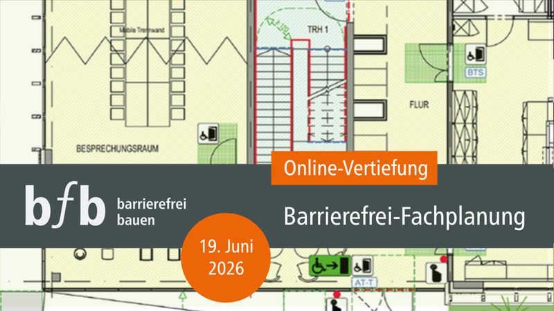 Course Image bfb-Online-Vertiefung Barrierefrei-Fachplanung am 19.06.2026